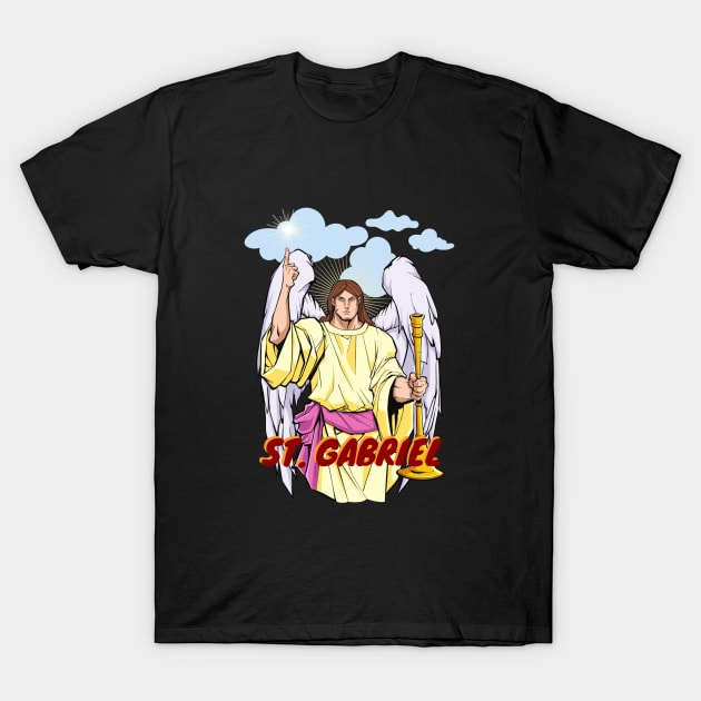 St. Gabriel Archangel 2 T-Shirt by stadia-60-west